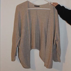 soft brown brandy melville cardigan